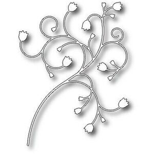 Poppy Stamps Beverly Vine craft die 3.9 x 1.5 inches